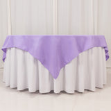 70"x70" Lavender Lilac Premium Polyester Square Table Overlay - 220GSM