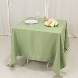 Sage Green Premium Seamless Polyester Square Tablecloth 220GSM 70inch