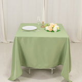 Sage Green Premium Seamless Polyester Square Tablecloth 220GSM 70inch