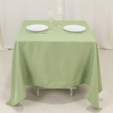 Sage Green Premium Seamless Polyester Square Tablecloth 220GSM 70inch