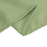 Sage Green Premium Seamless Polyester Square Table Overlay 220GSM 70inch