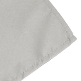 Silver Premium Seamless Polyester Square Tablecloth 220GSM 70inch