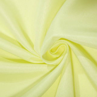 Elevate Your Event Decor with the 70"x70" Yellow Square Seamless Polyester Tablecloth
