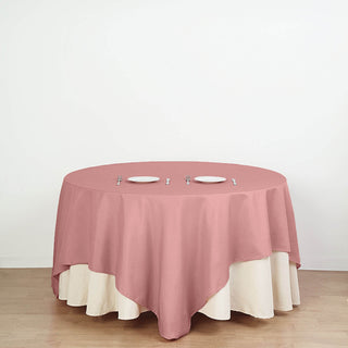 Elevate Your Events with the Dusty Rose Table Overlay