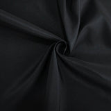 90inch Black 200 GSM Seamless Premium Polyester Square Table Overlay#whtbkgd