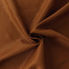 90"x90" Cinnamon Brown Seamless Square Polyester Table Overlay#whtbkgd