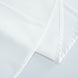 90inch White 200 GSM Seamless Premium Polyester Square Table Overlay