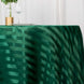 120inch Hunter Emerald Green Satin Stripe Seamless Round Tablecloth