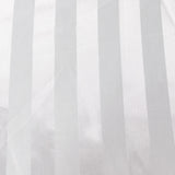 120inch Silver Satin Stripe Seamless Round Tablecloth#whtbkgd