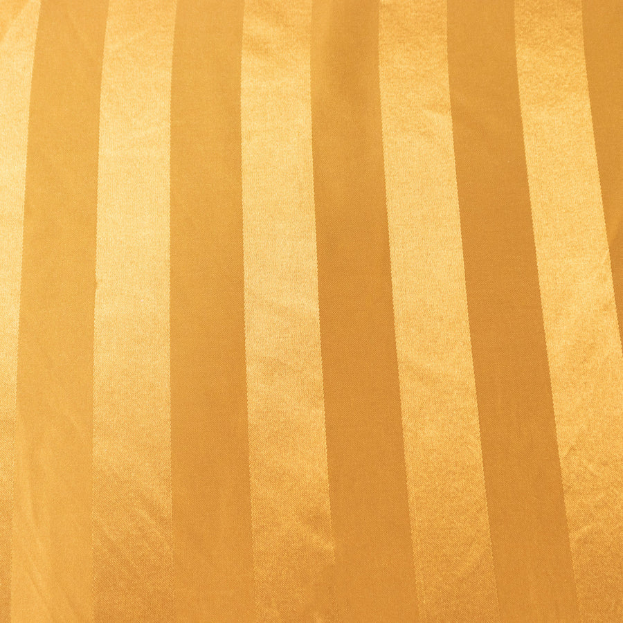 90x132inch Gold Satin Stripe Seamless Rectangular Tablecloth#whtbkgd