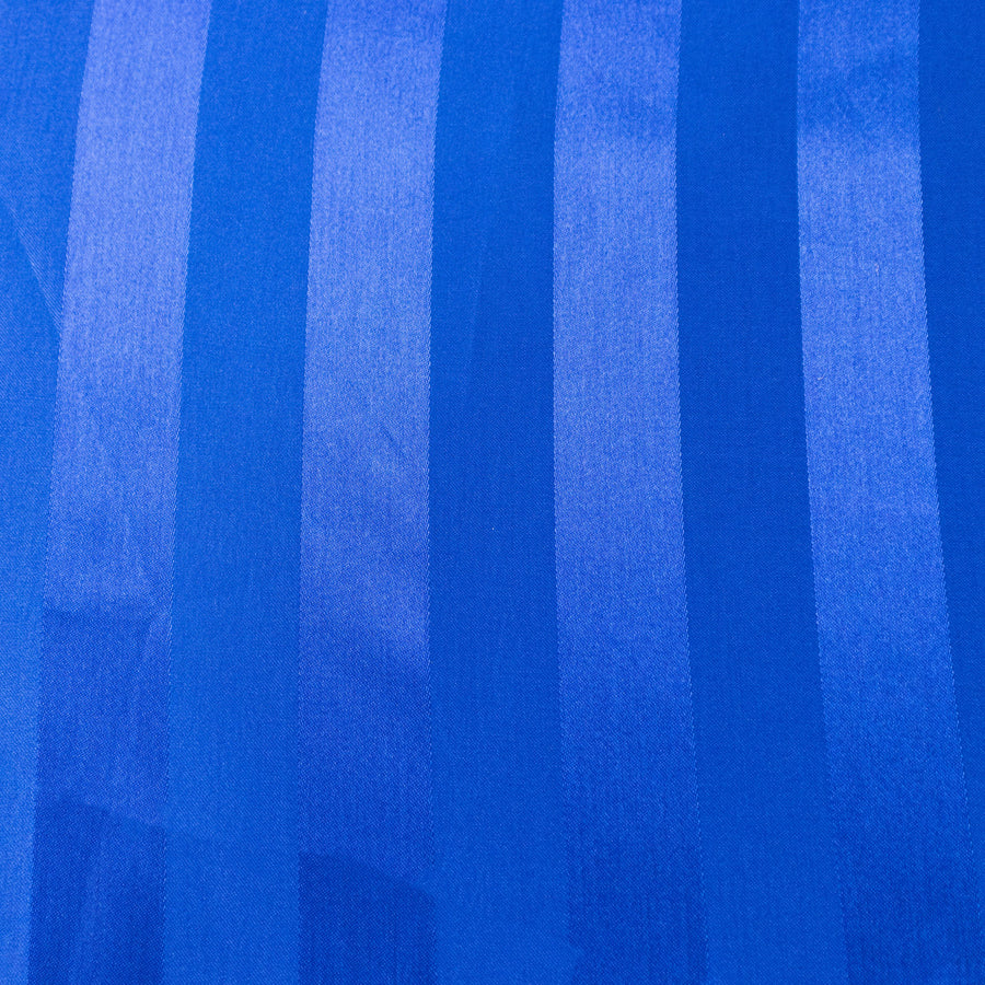 90x132inch Royal Blue Satin Stripe Seamless Rectangular Tablecloth#whtbkgd