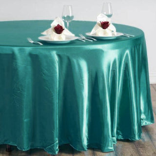 Unleash Your Creativity with Turquoise Satin Table Decor
