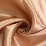 132inch Nude Seamless Satin Round Tablecloth for 6 Foot Table With Floor-Length Drop#whtbkgd