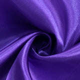 132inch Purple Seamless Satin Round Tablecloth for 6 Foot Table With Floor-Length Drop#whtbkgd