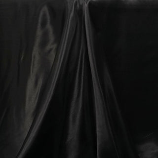 Create a Memorable Event with the Black Satin Tablecloth