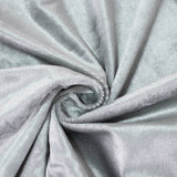 Close-up of shiny silver satin fabric with a spiral swirl pattern#whtbkgd