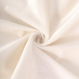 60x102inch Ivory Seamless Premium Velvet Rectangle Tablecloth, Reusable Linen#whtbkgd