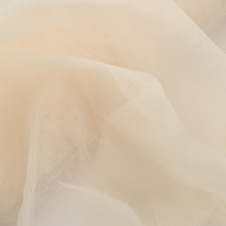 Elegant Ivory Tulle Fabric Bolt for DIY Crafts and Event Decor
