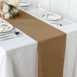 12inch x 108inch Taupe Polyester Table Runner