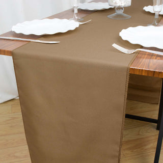 Unleash Your Creativity with the Taupe Polyester Table Runner