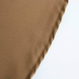 90inch x 156inch Taupe Polyester Rectangular Tablecloth