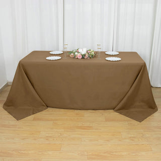 Unleash Your Creativity with the Taupe Polyester Tablecloth
