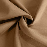 90inch x 156inch Taupe Polyester Rectangular Tablecloth#whtbkgd