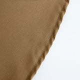 132Inch Taupe Seamless Polyester Round Tablecloth