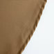 132Inch Taupe Seamless Polyester Round Tablecloth