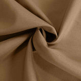 Taupe Polyester Square Tablecloth 90inch#whtbkgd