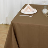 Taupe Polyester Square Tablecloth 90inch