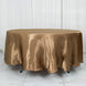 108" Taupe Smooth Seamless Satin Round Tablecloth