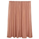 2 Pack Terracotta (Rust) Polyester Event Curtain Drapes, 10ftx8ft Backdrop Event Panels