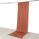Terracotta (Rust) 4-Way Stretch Spandex Backdrop Curtain with Rod Pockets