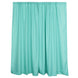 2 Pack Turquoise Polyester Event Curtain Drapes, 10ftx8ft Backdrop Event Panels With Rod Pockets