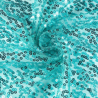 Turquoise Premium Sequin Table Runner for Every Occasion