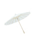 4 Pack | White 16inch Parasol Paper/Bamboo Umbrellas Wedding Party Favors#whtbkgd