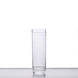 12 Pack | 10inch Heavy Duty Square Glass Cylinder Vases, Clear Glass Flower Vase