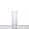 12 Pack | 10inch Heavy Duty Square Glass Cylinder Vases, Clear Glass Flower Vase