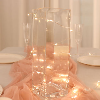 Create Unforgettable Moments with Clear Square Cylinder Glass Vases