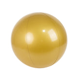 2 Pack 16inch Large Gold Vinyl Inflatable Beach Balls, Reusable Round Swimming Pool Balls#whtbkgd