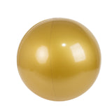 2 Pack 20inch Large Gold Vinyl Inflatable Beach Balls, Reusable Round Swimming Pool Balls#whtbkgd