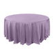 132Inch Violet Amethyst Seamless Polyester Round Tablecloth