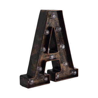 Create an Inviting Ambiance with the Antique Black LED Marquee Letter Sign