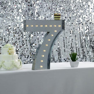 Create a Warm and Welcoming Atmosphere with the 20" Vintage Galvanized Metal Marquee Number Light