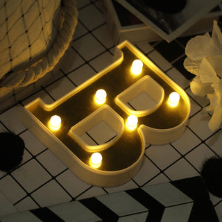 Create Unforgettable Memories with Warm White 6 LED Letters