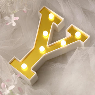The Perfect Addition to Your Event Décor - 6" Gold 3D Marquee Letters