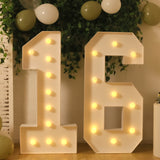 4ft White Large Marquee Light Up Number 1 Mosaic Balloon Frame Pre-Cut Foam Board 10 Warm White