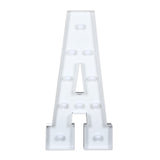 4ft White Large Marquee Light Up Letter A Mosaic Balloon Frame Pre-Cut Foam Board 10 Warm#whtbkgd