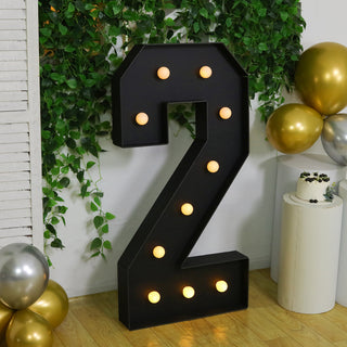 4ft LED Marquee Number "2"